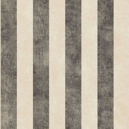 Carta da parati a righe Nero e Beige paint
