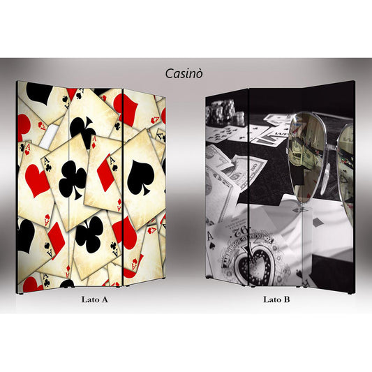 Separè paravento Casinò bifacciale