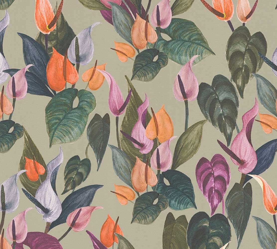 Carta da parati Floreale Anthurium 2
