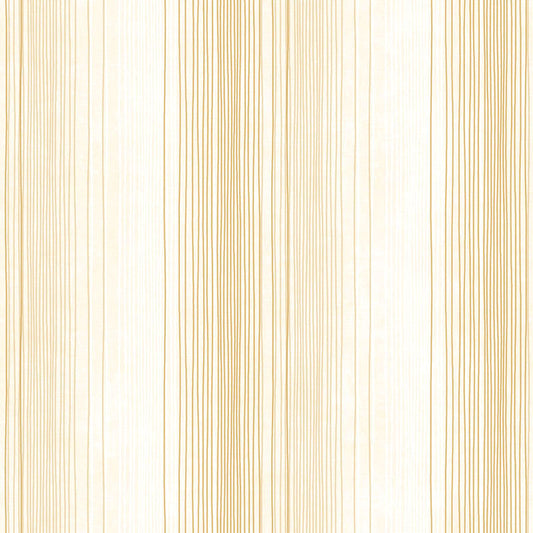 Carta da parati a righe Beige Ocra irregolari