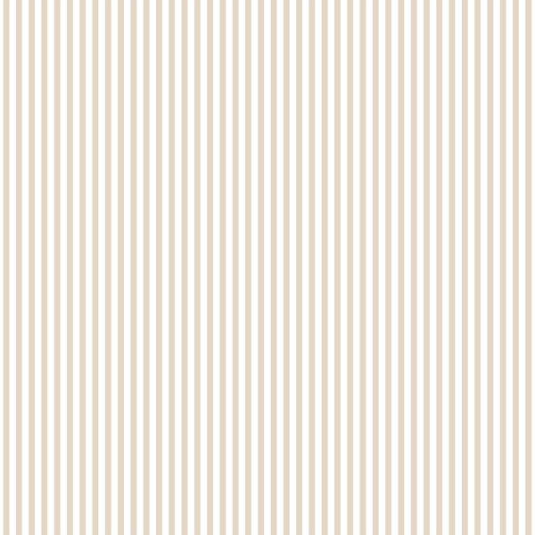 Carta da parati a righe Beige e Bianche piccole