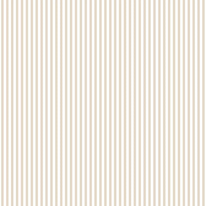 Carta da parati a righe Beige e Bianche piccole