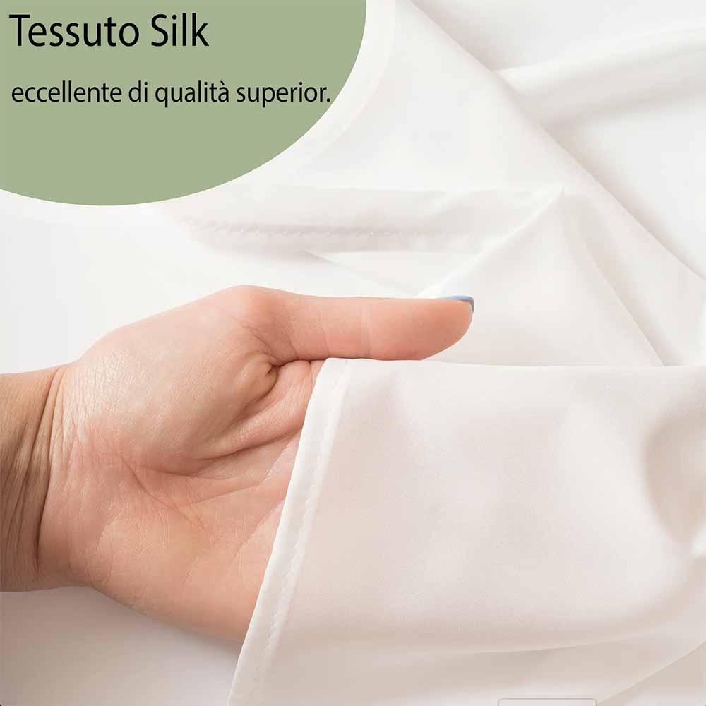 Tenda a pannello Bianco filtrante effetto seta | pannello scorrevole