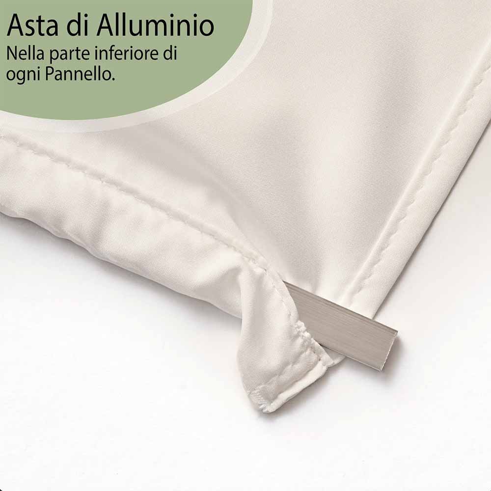 Tenda a pannello Bianco filtrante effetto seta | pannello scorrevole