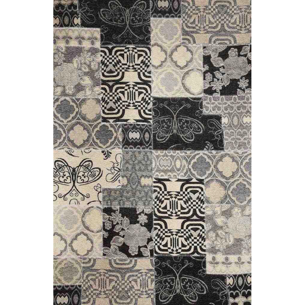 Tappeto moderno Kilim Nero