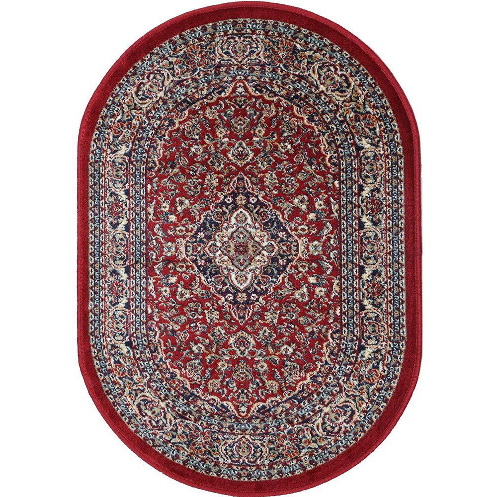 Tappeto classico Orientale Rosso ovale