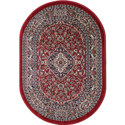 Tappeto classico Orientale Rosso ovale