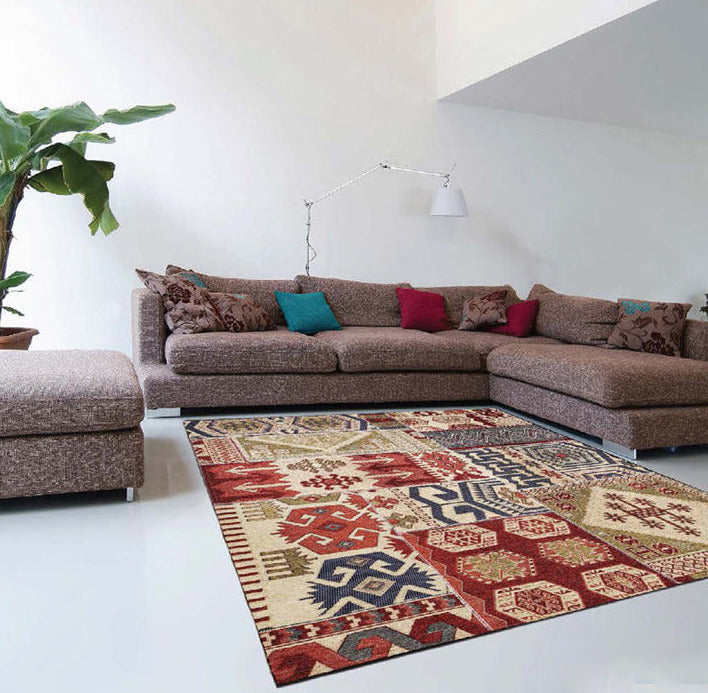 Tappeto moderno Kilim Patchwork etnico