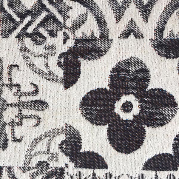 Tappeto bagno cucina Azulejos Nero antiscivolo