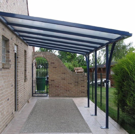 Tappeto per esterno Square Grey per terrazzo e balcone