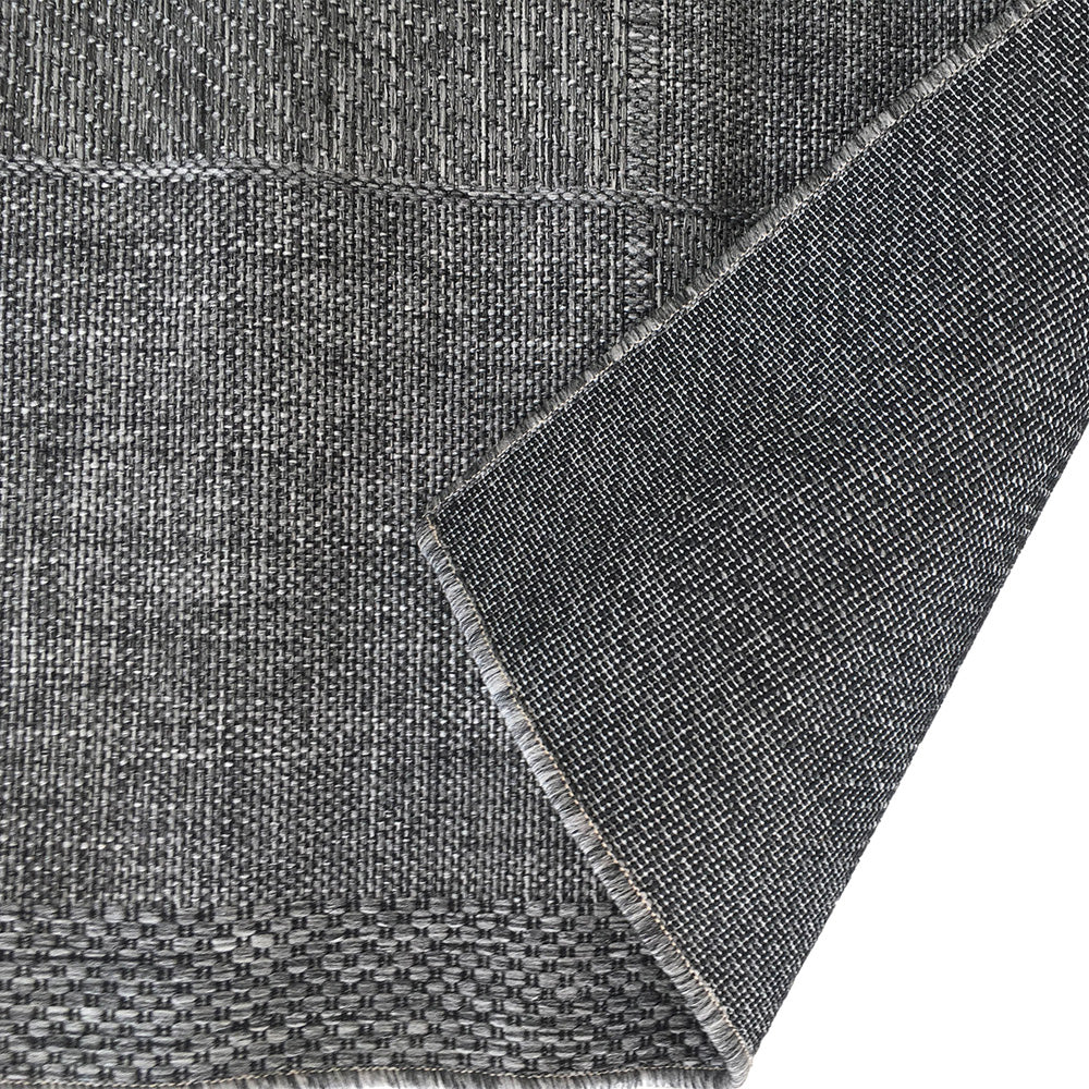Tappeto per esterno Square Grey per terrazzo e balcone