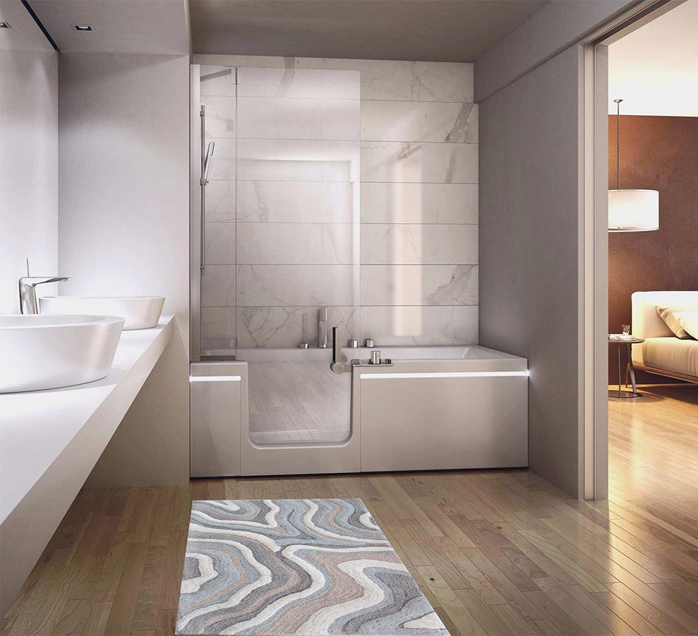 Tappeto bagno cucina Marmo antiscivolo