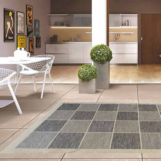 Tappeto per esterno Geometric Sea per terrazzo e balcone