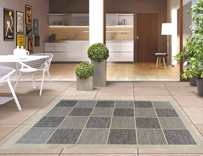 Tappeto per esterno Geometric Sea per terrazzo e balcone