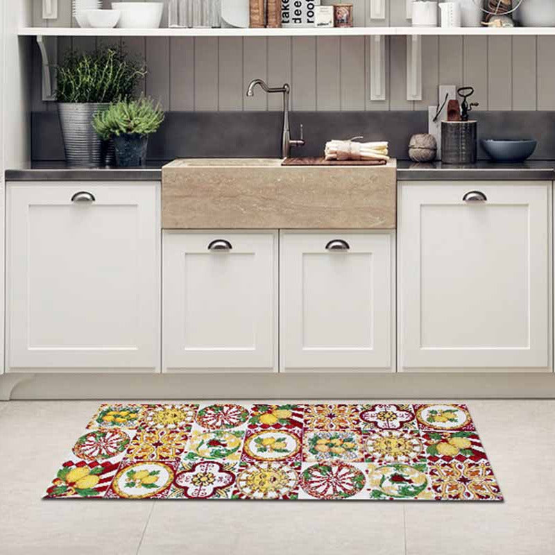 Tappeto bagno cucina Mondello Blu antiscivolo