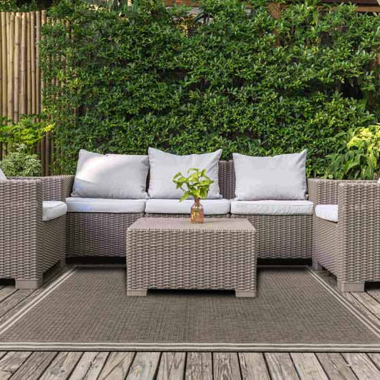 Tappeto per esterno Patio Marrone per terrazzo e balcone