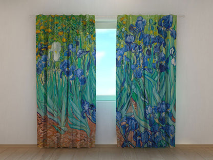 Tenda classica Iris Van Gogh decorativa