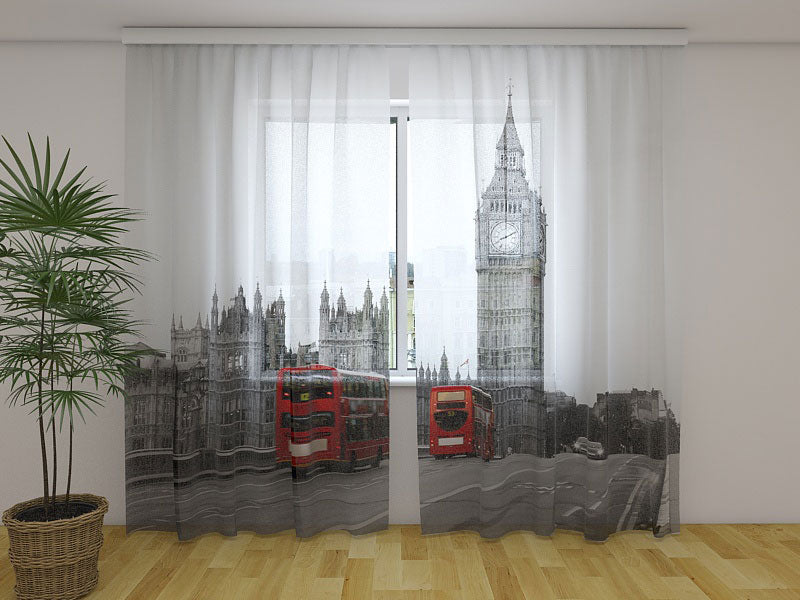 Tenda classica Londra Big Ben decorativa