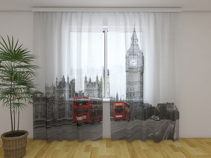 Tenda classica Londra Big Ben decorativa