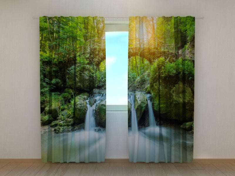Tenda classica Cascate decorativa