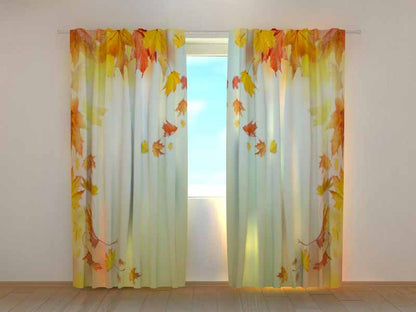 Tenda classica Foglie d'Autunno decorativa