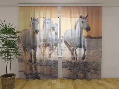 Tenda classica Cavalli decorativa