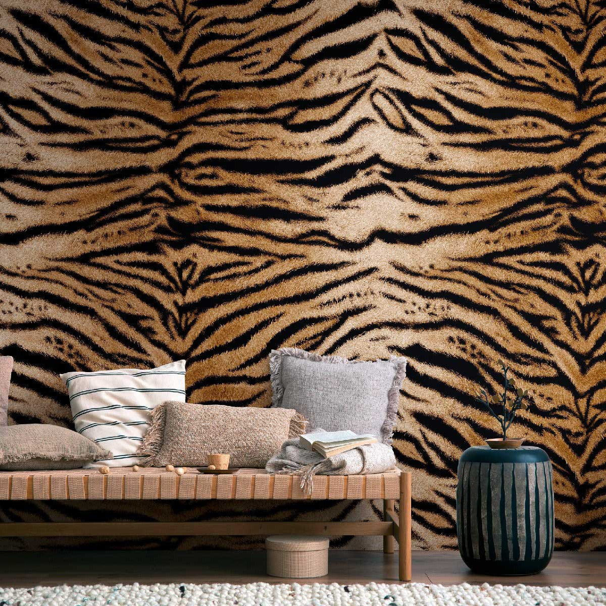 Carta da parati Tiger Style | pannello digitale in TNT