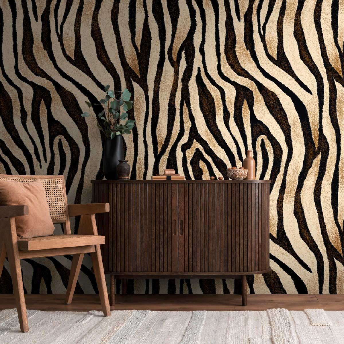 Carta da parati Zebra Style | pannello digitale in TNT