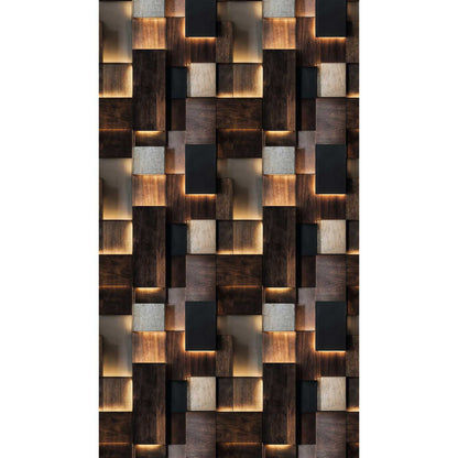 Carta da parati Wood Panels | pannello digitale in TNT