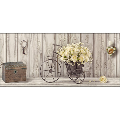 Quadro shabby chic Rose Gialle su tela