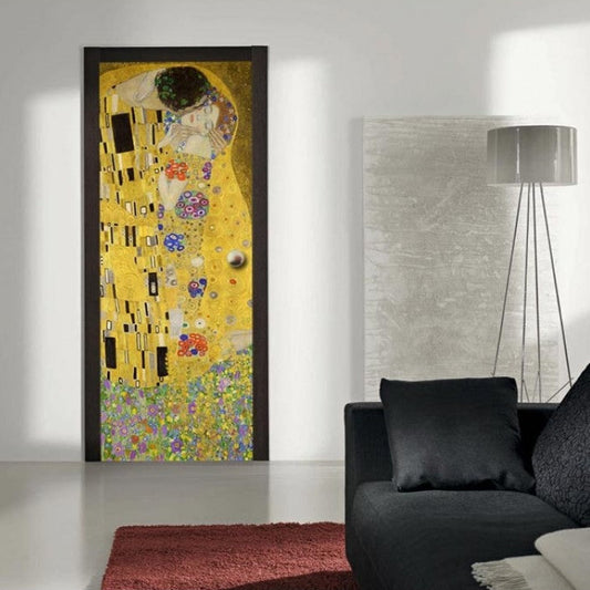 Adesivo per porta Il Bacio di Klimt