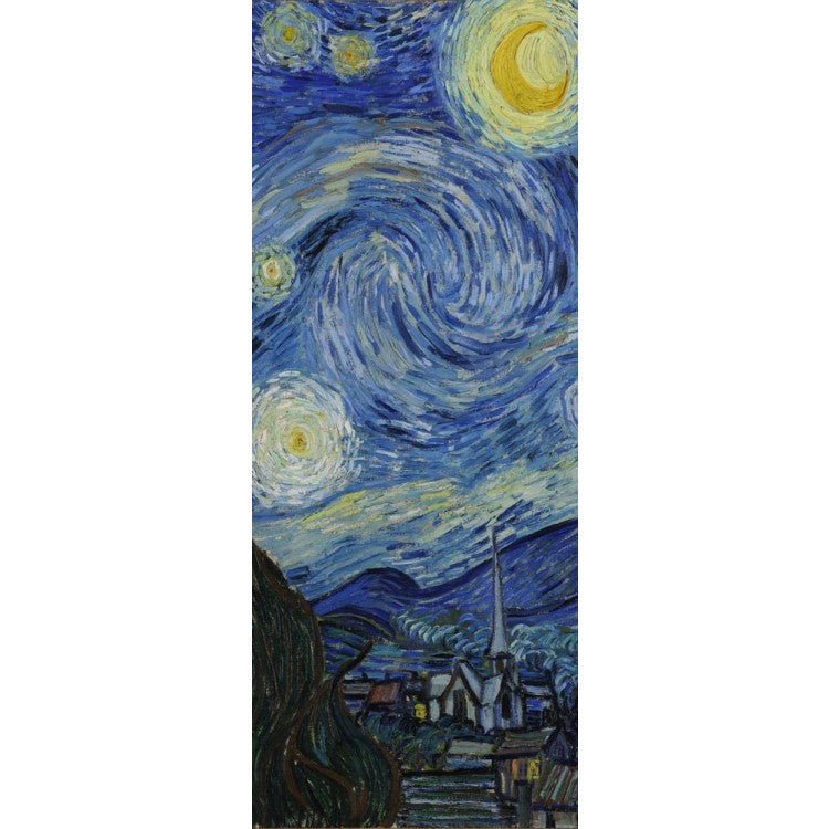 Adesivo per porta Notte Stellata di Van Gogh