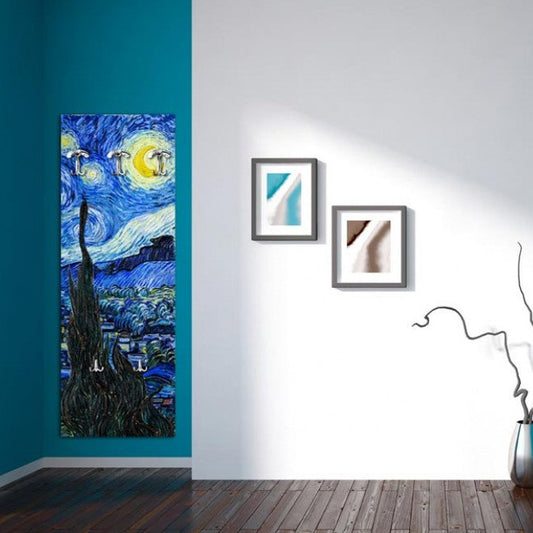Attaccapanni da parete Notte Stellata Van Gogh