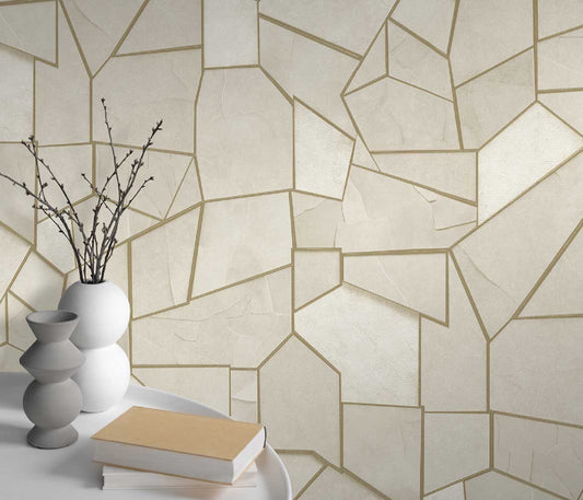 Carta da parati Stone Grid 4