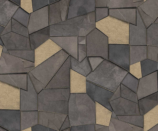 Carta da parati Stone Grid 1