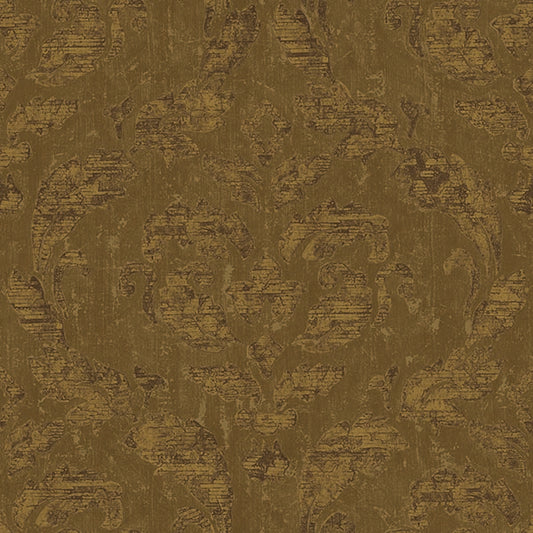Carta da parati Damask Bronze Brown