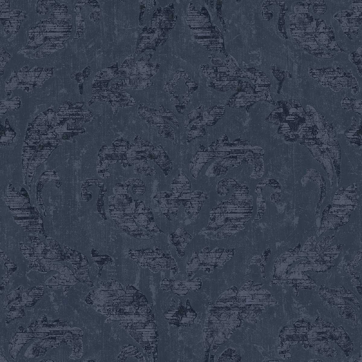 Carta da parati Damask Blue