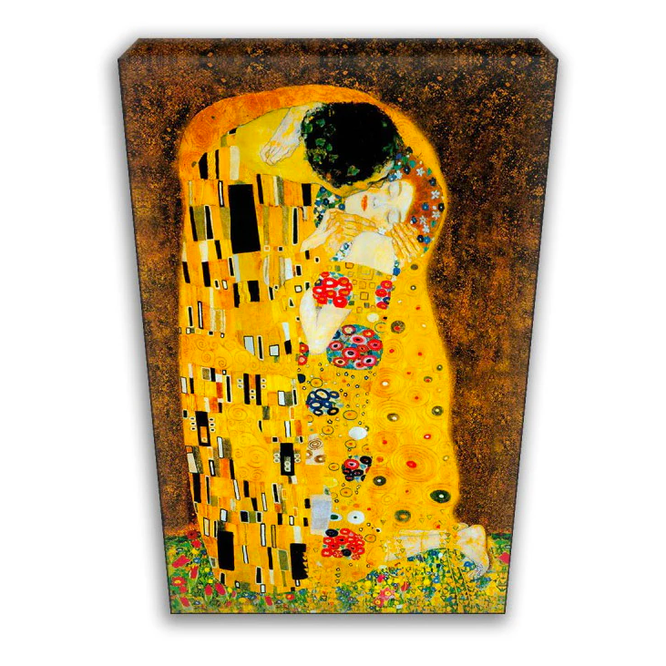 Quadro d’autore Klimt Il Bacio su tela