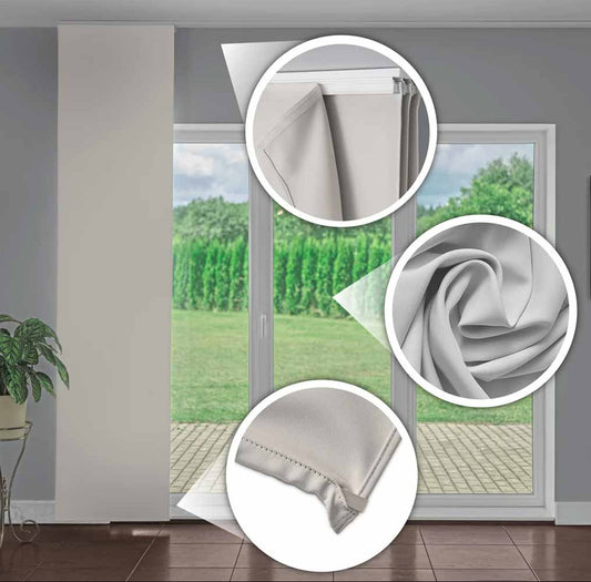 Tenda a pannello Bianco oscurante | pannello scorrevole