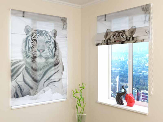 Tenda a pacchetto Tigre Bianca decorativa