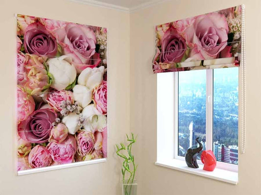 Tenda a pacchetto Rose Rosa decorativa