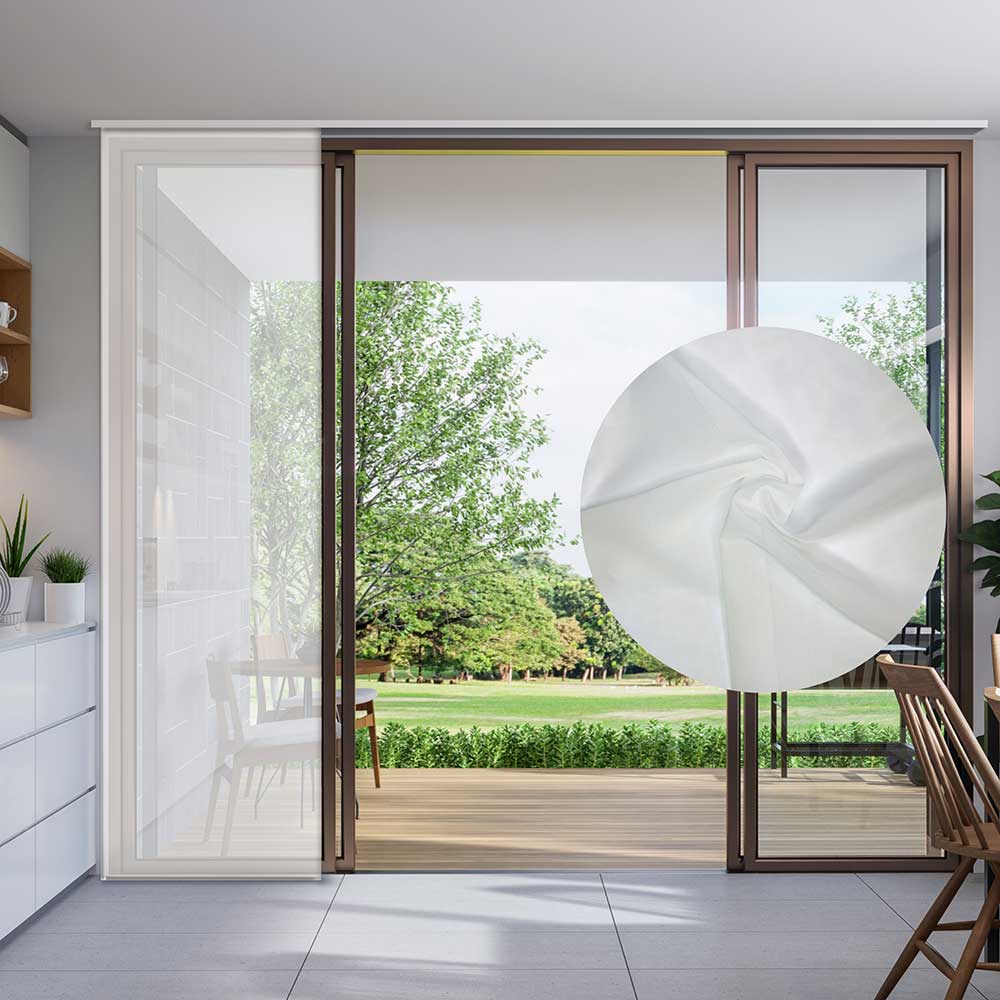 Tenda a pannello Bianco extra-filtrante | pannello scorrevole