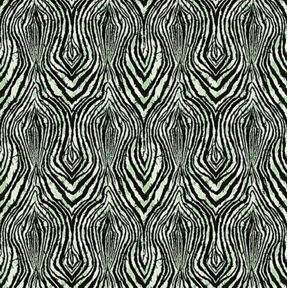 Pannello Africa Zebra Green | Roberto Cavalli 9