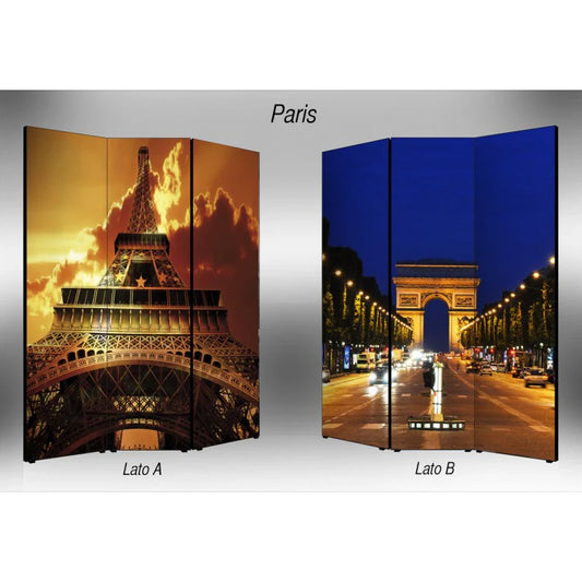 Separè paravento Parigi bifacciale