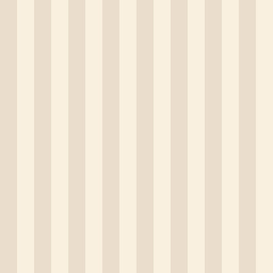 Carta da parati a righe Beige e Crema piccole