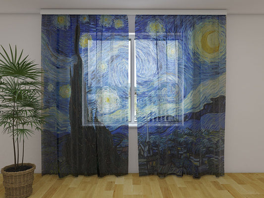 Tenda classica Notte Stellata Van Gogh decorativa