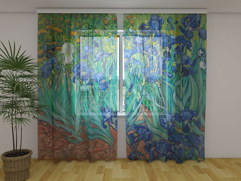 Tenda classica Iris Van Gogh decorativa