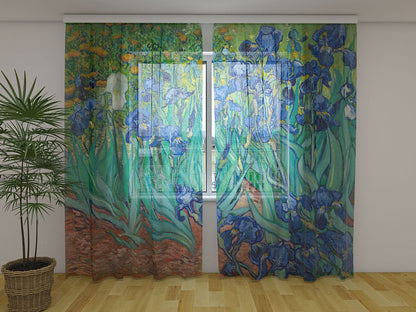 Tenda classica Iris Van Gogh decorativa