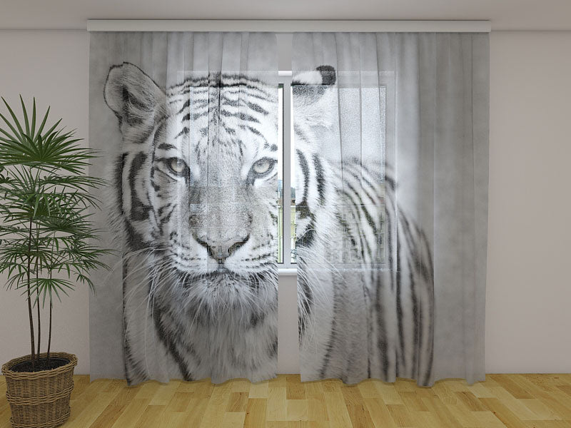 Tenda classica Tigre Bianca decorativa