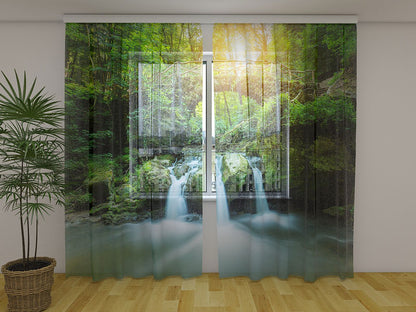 Tenda classica Cascate decorativa